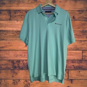 5 for‎ $25🔥Tommy Hilfiger Teal Polo Shirt Medium